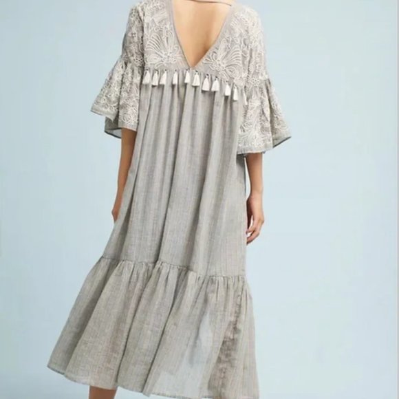 Anthropologie Tisdale Midi Dress, Size 6, VGUC - Picture 5 of 10